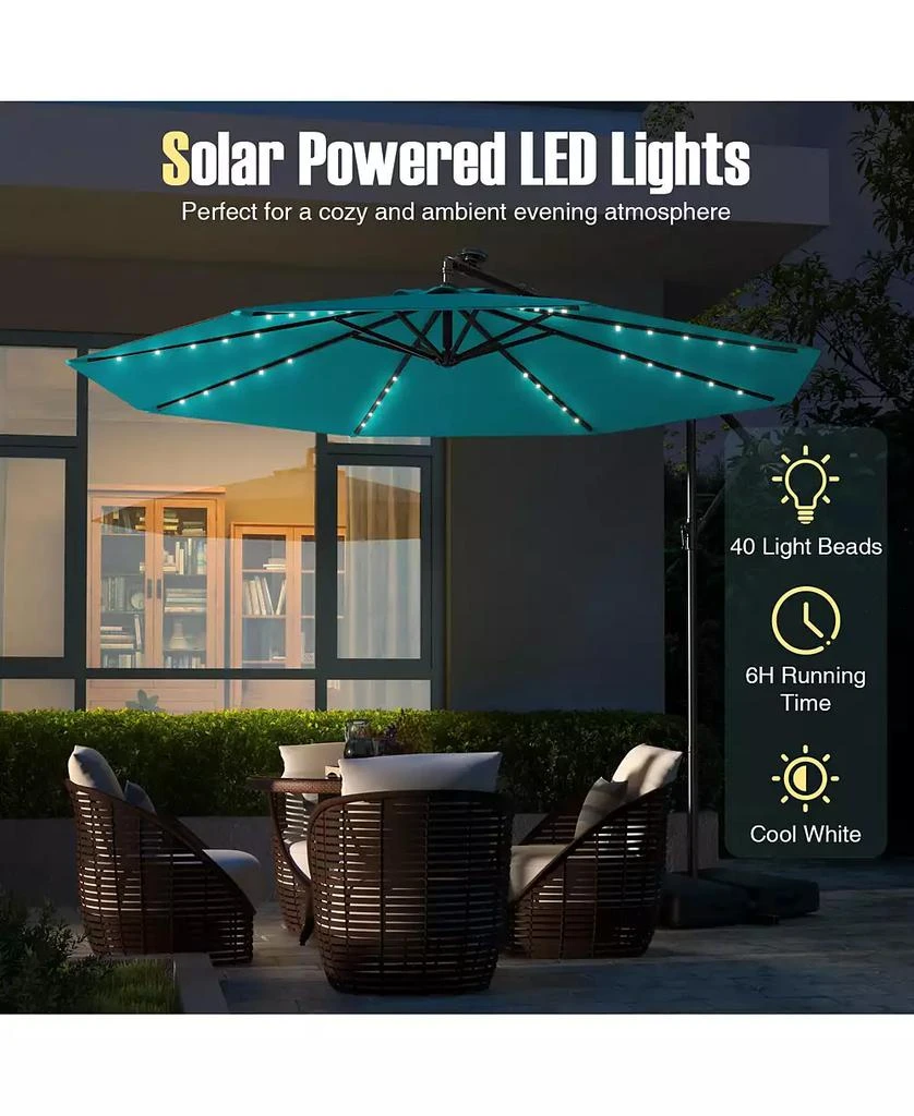 amazon led patio umbrellas with led lighting Amazon.com : Best Choice Products 7.5ft Solar Umbrella LED Lighted Patio  Umbrella, Table Market Umbrella with Tilt and Crank, Outdoor Umbrella for  Garden, Deck, Backyard, Pool and Beach