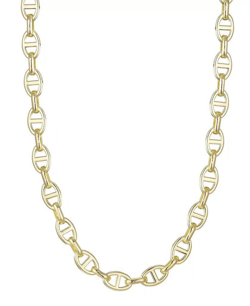 ADORNIA Gold Mariner Link Chain Necklace