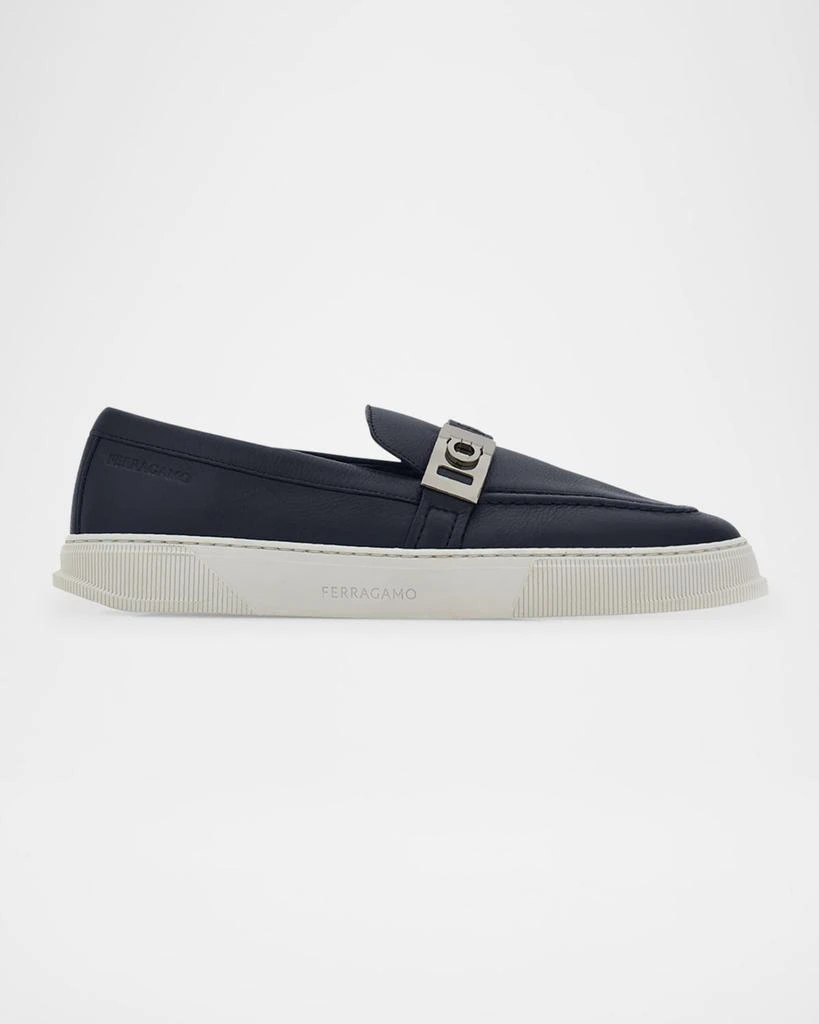 Salvatore Ferragamo Men
s Brad Gancio Slip-On Sneakers 1
