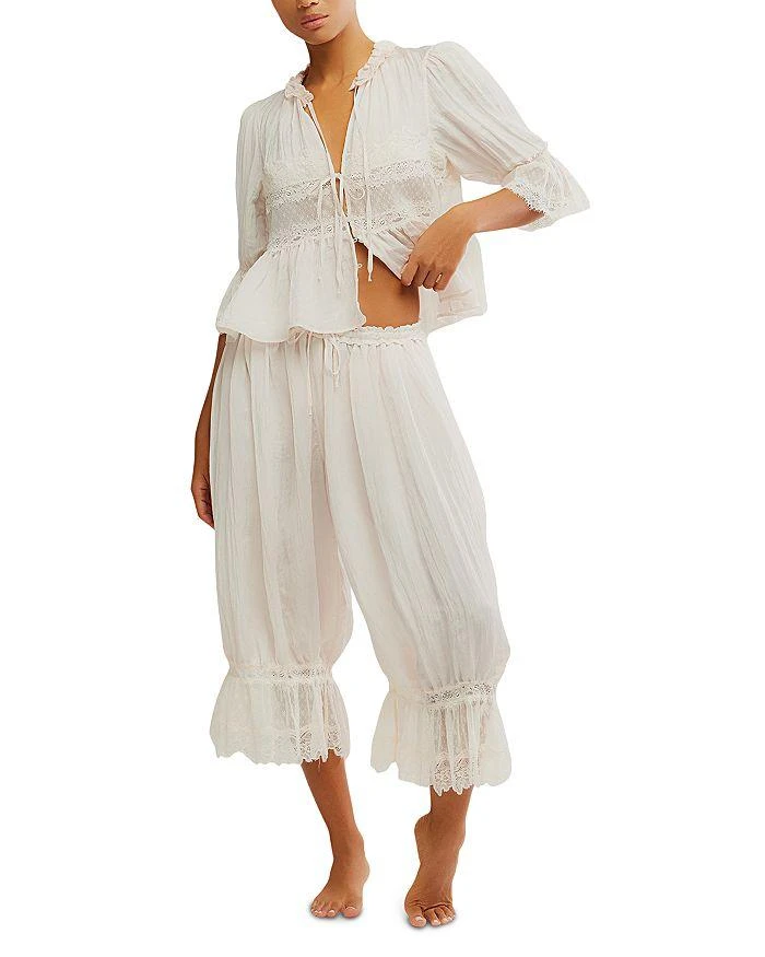 Free People Forever Young Sleep Capri Pants 6