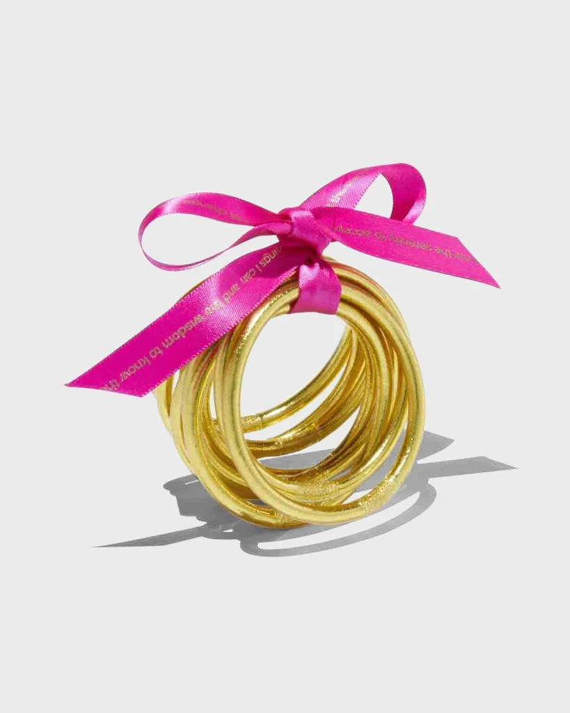 Neiman Marcus BuDhaGirl Gold Bangles, Picture Frame & Lancome Eye and Lip Gift Box Set 2