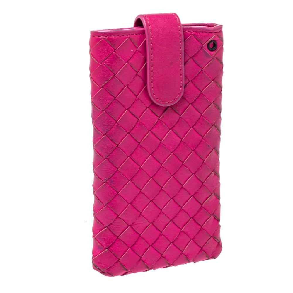 Bottega Veneta Bottega Veneta Fuchsia Intrecciato Nappa iPhone 5 Case 3