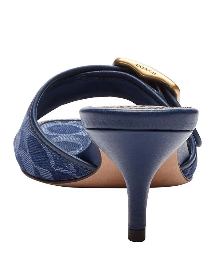 Coach Women's Margot Signature Denim Sandals 4