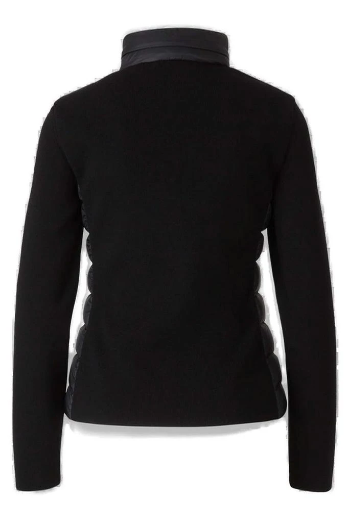 Moncler Moncler Logo Patch Zip-Up Panelled Cardigan 2