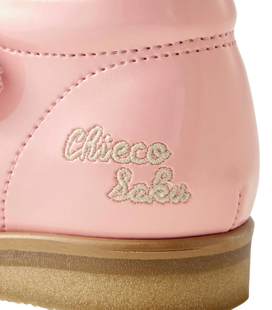 Miki House Velcro-Strap Flower Mary Janes 6
