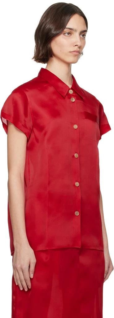 Khaite Red Keefe Shirt 2