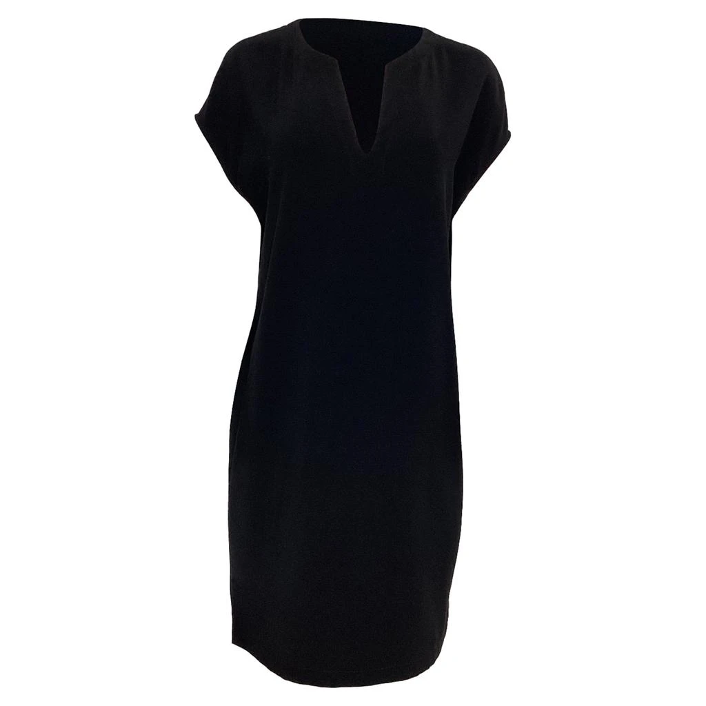 open lace back dress JIL SANDER Size M Navy Cotton / Polyester Jersey Short Sleeve Belted S –  Sui Generis Designer Consignment