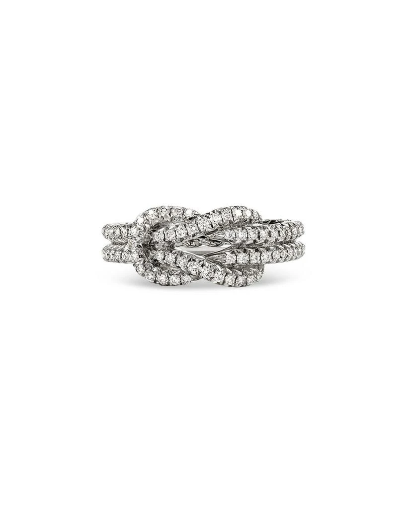 JOHN HARDY Sterling Silver Love Knot Diamond Ring 1