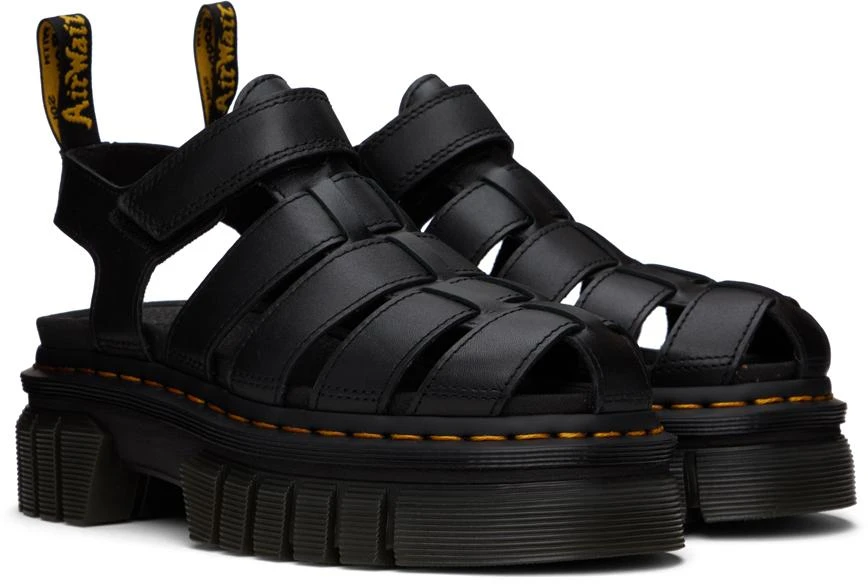 Dr. Martens Black Ricki Fisherman Sandals 4