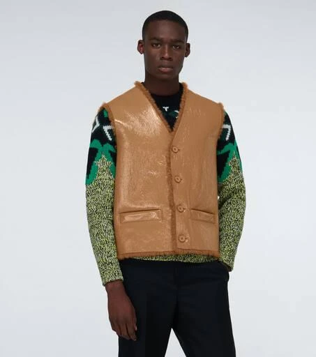 Prada Shearling vest 3