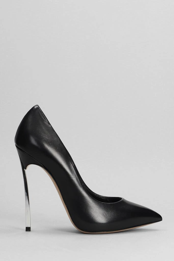 CASADEI Blade Pumps In Black Leather 1
