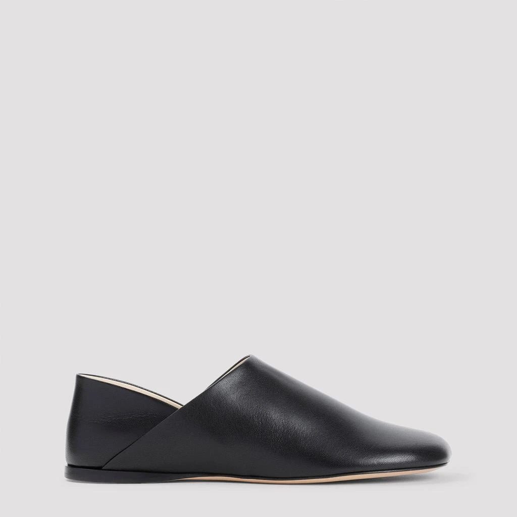 Loewe Black Toy Goat Skin Slippers 1