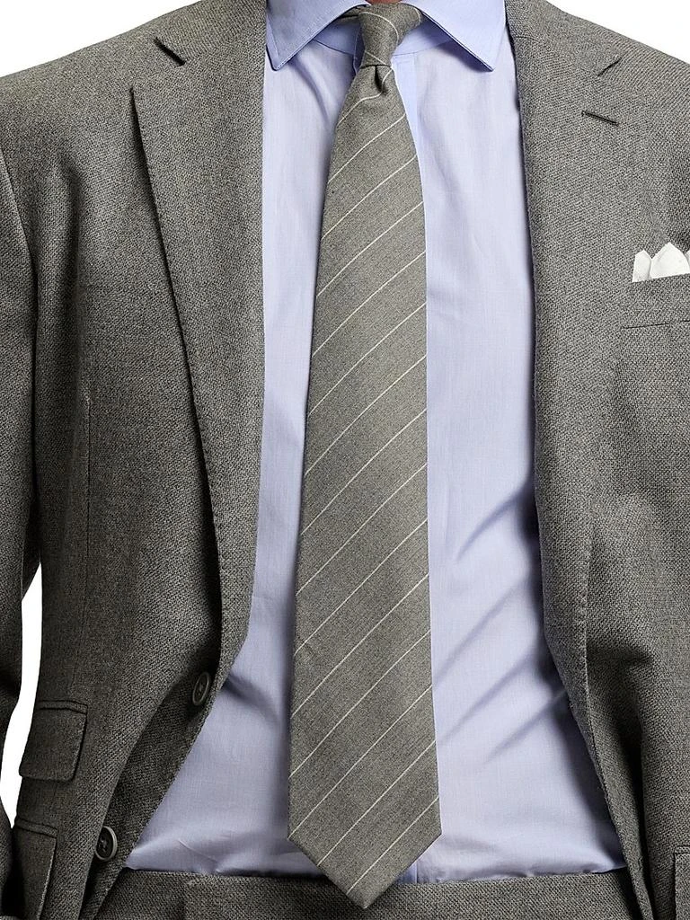 Ralph Lauren Pinstripe Wool Flannel Tie 2
