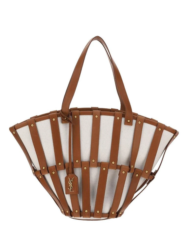 Yves Saint Laurent Saint Laurent Beatrix Panier Cut-Out Tote Bag 1