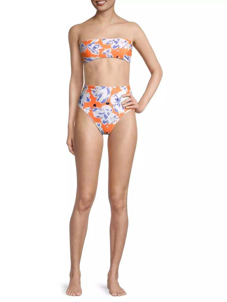 Tanya Taylor Kaia High-Waisted Bikini Bottom 2