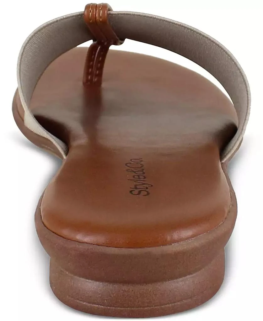 Style & Co Women's Italiaa Elastic Band Flat Sandals, Created for Macy's 4