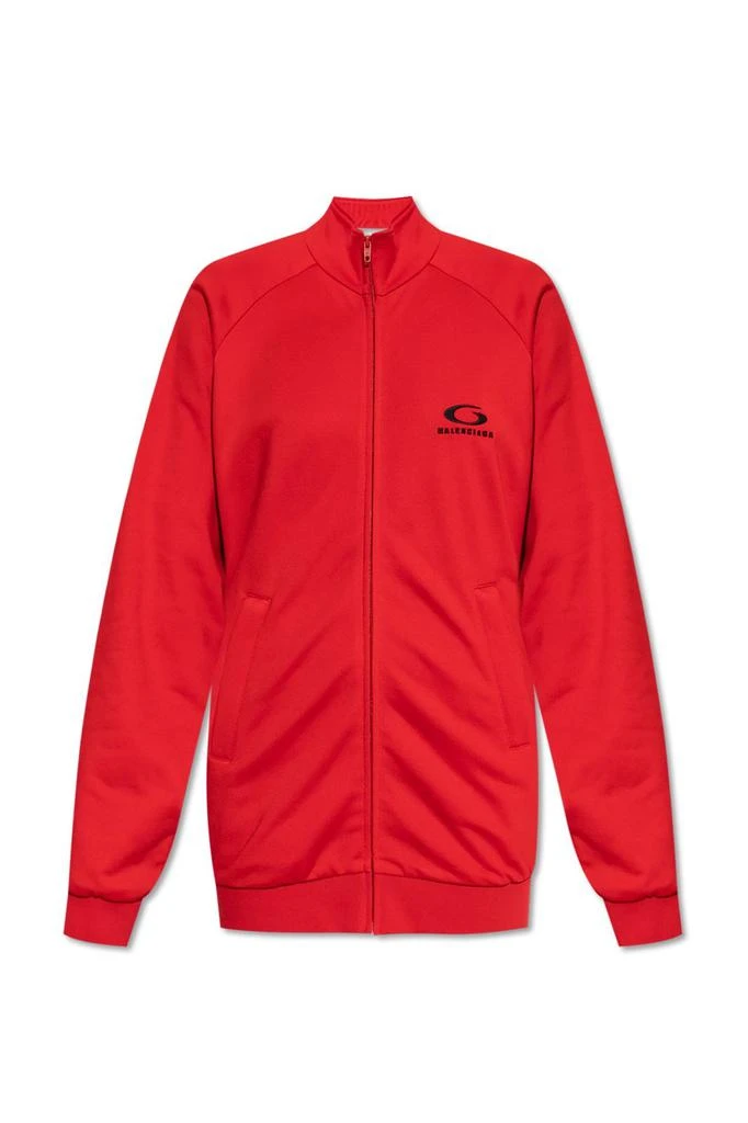 Balenciaga Back Cut-Out Tracksuit Dress