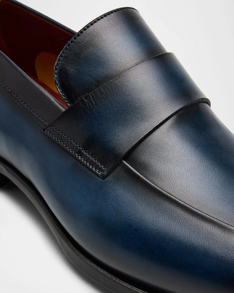 Magnanni Men's Athena Leather Penny Loafers 5