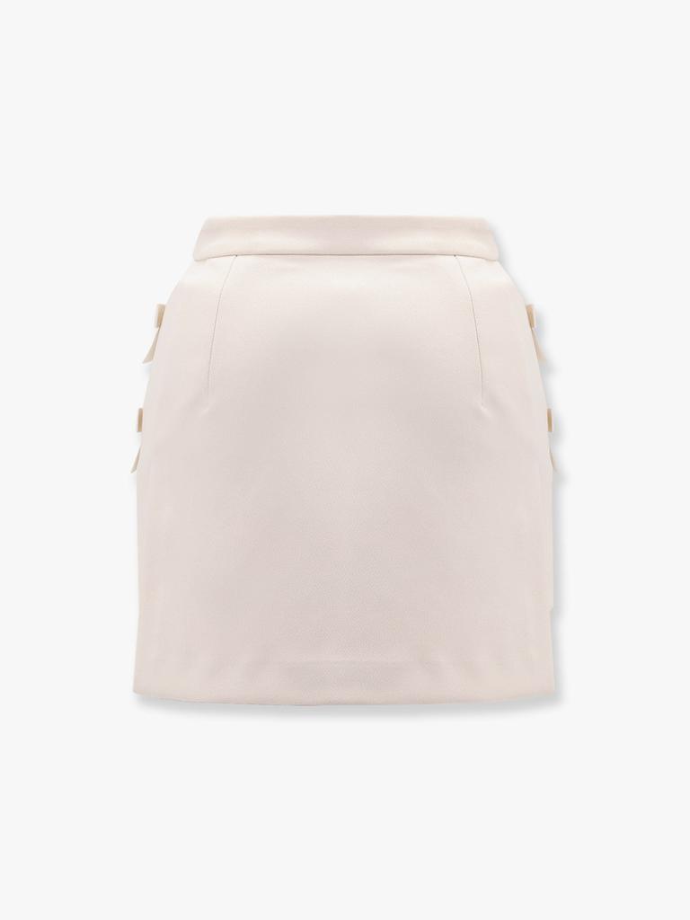ELISABETTA FRANCHI Crepe shorts with satin bows