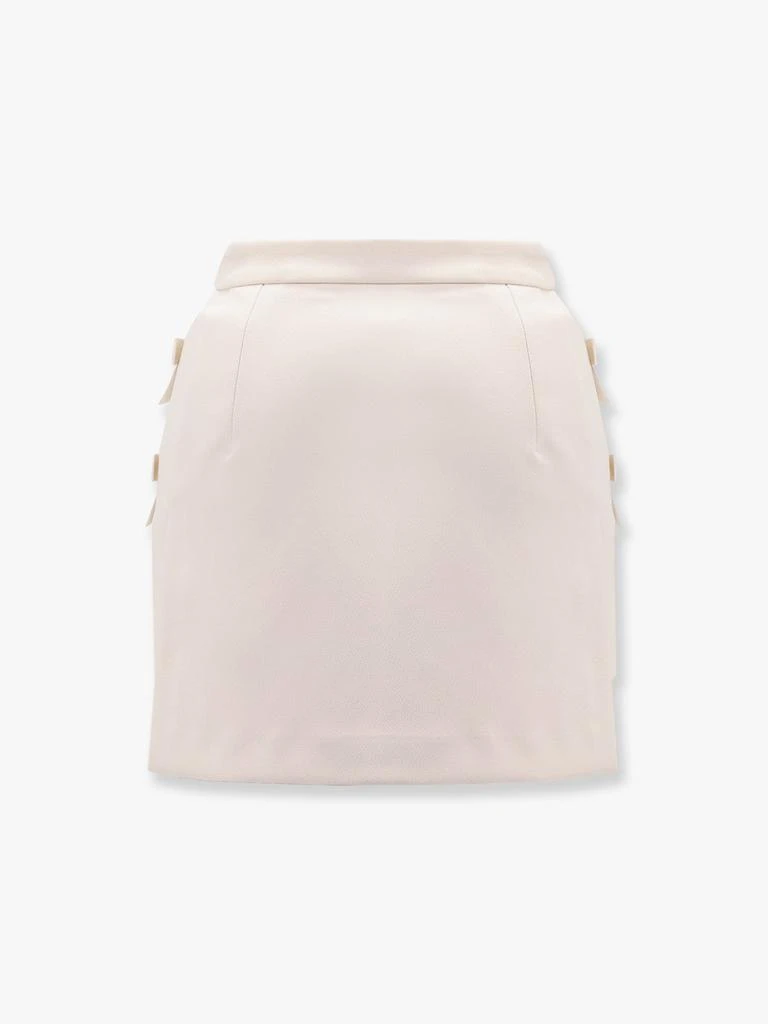ELISABETTA FRANCHI Crepe shorts with satin bows 2
