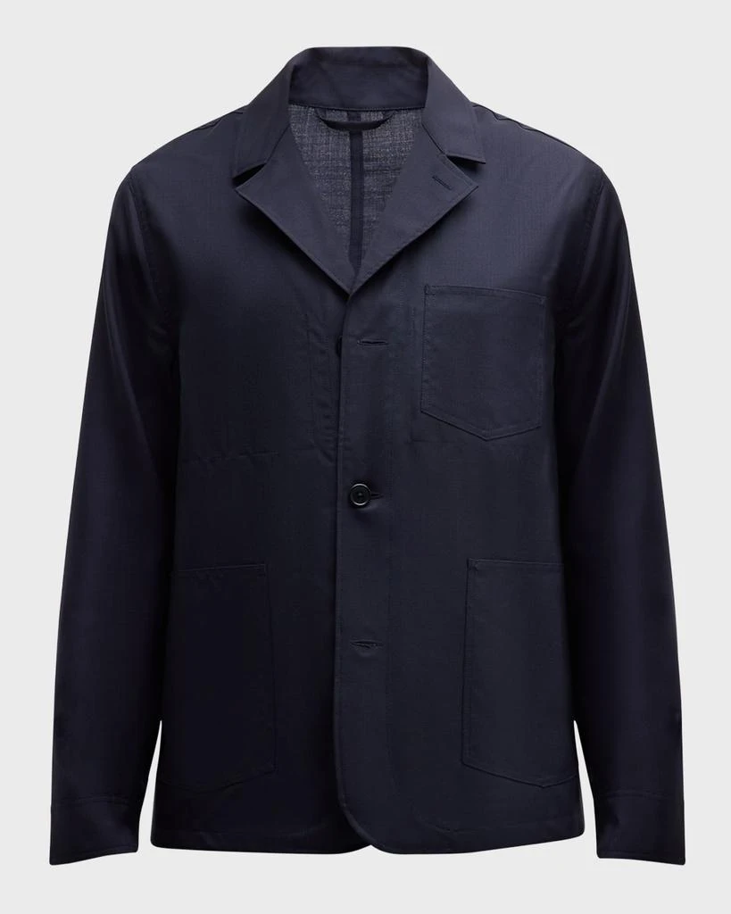 Officine Generale Men's Sycamore Fresco Wool Jacket 2