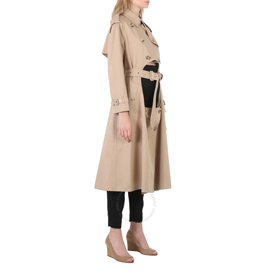 Burberry Cotton Gabardine Step-through Double-breasted Trench Coat 3