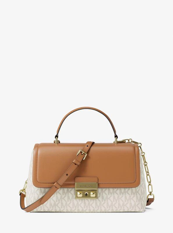 Michael Kors Tribeca Medium Signature Logo Satchel