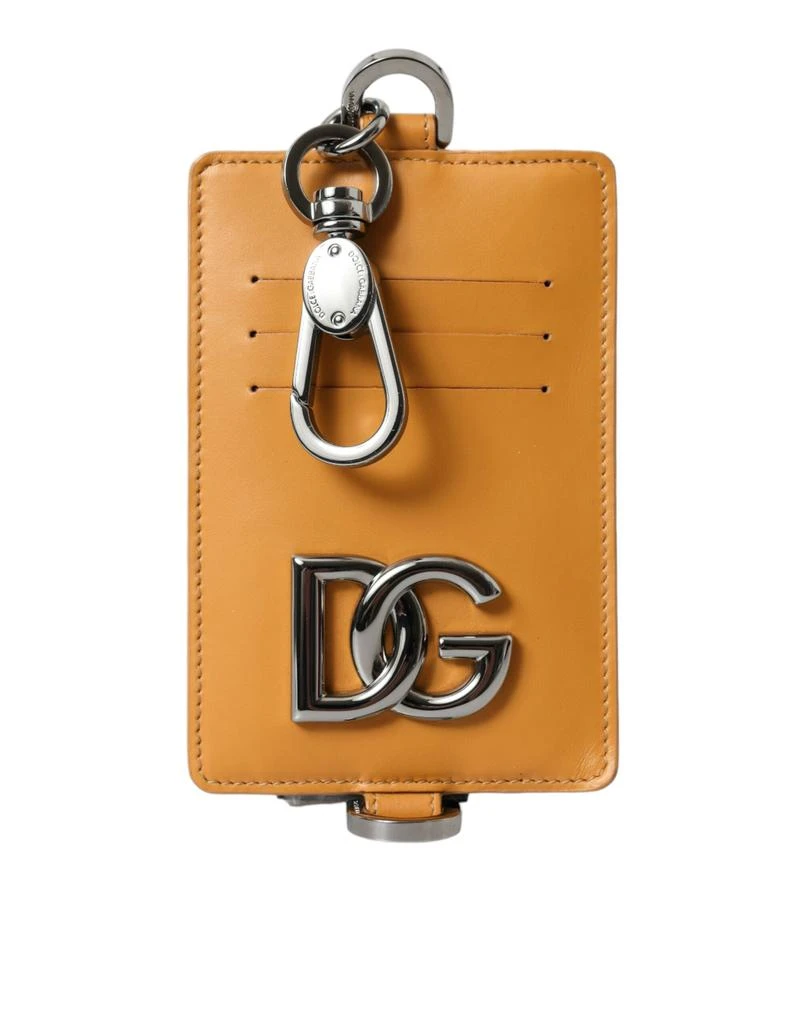 Dolce & Gabbana Calf Leather Cit Card Holder Clip On Men's Wallet 1