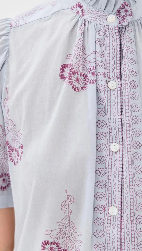 Alix of Bohemia Winn Pansy Sky Shirt 5