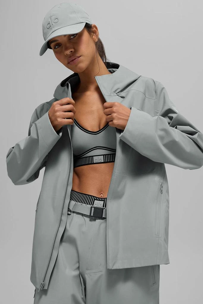 Alo Alpha Shell Jacket - Lunar Grey 1