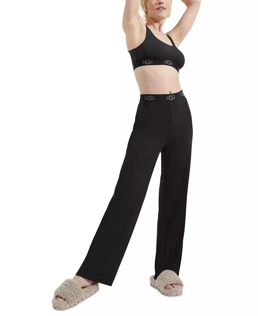 UGG Women's Britta High-Rise Wide-Leg Pajama Pants 1