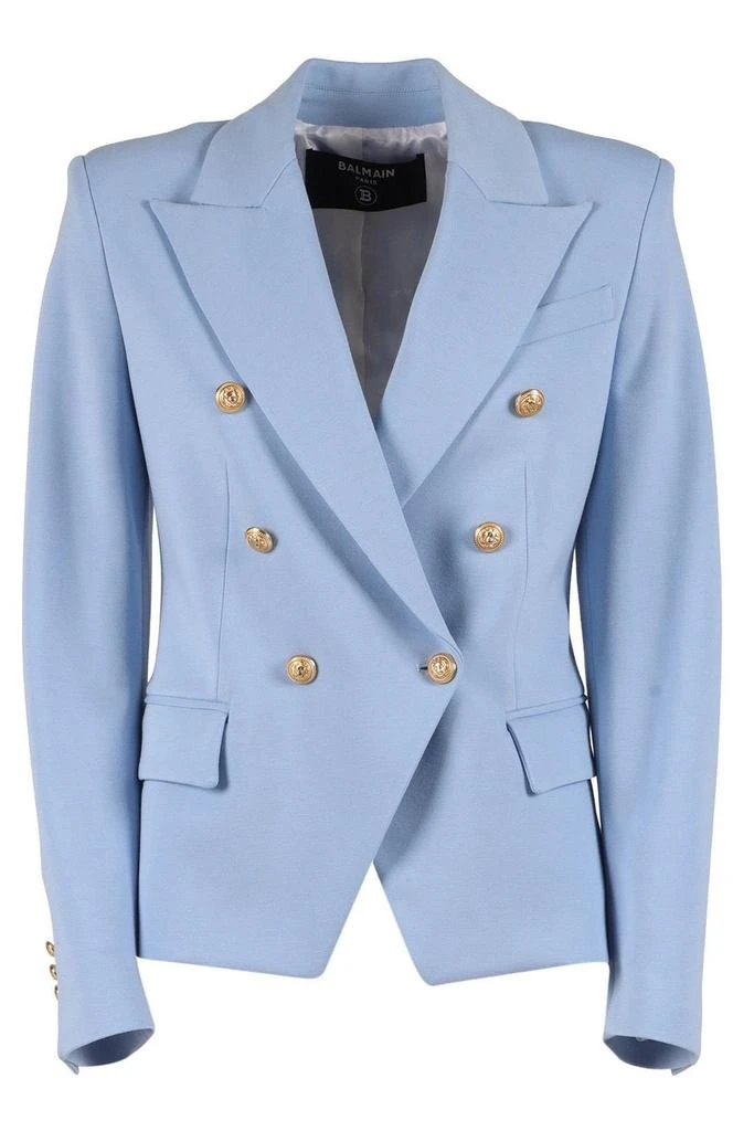 Balmain Balmain Kids Long Sleeved Double Breasted Jacket