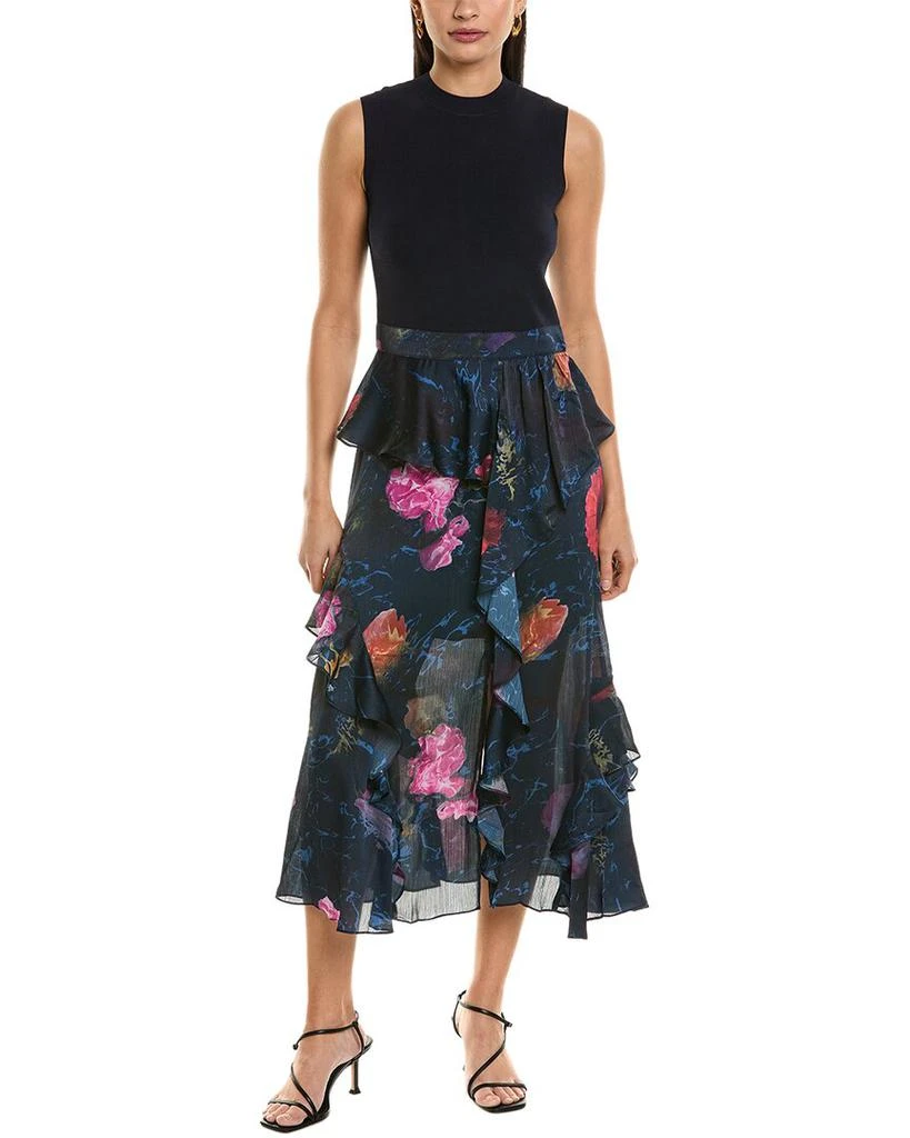 Ted Baker London Knit Bodice Midi Dress 1