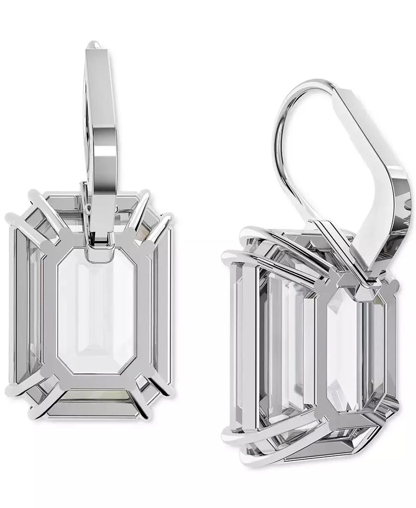Swarovski Octagon Crystal Drop Earrings 4