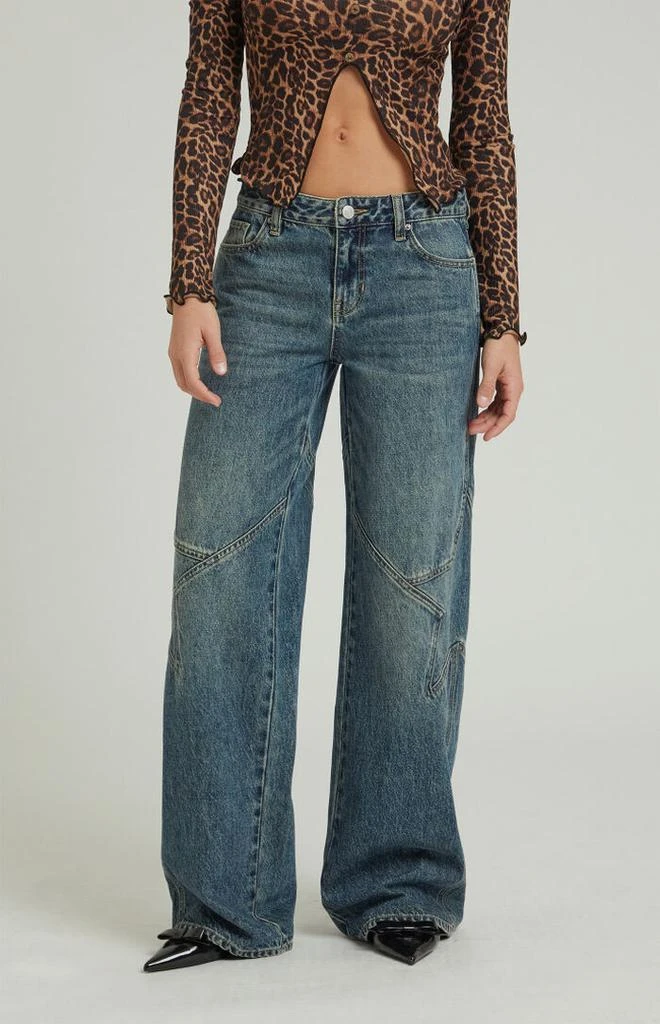PacSun Casey Star Low Rise Baggy Jeans 2