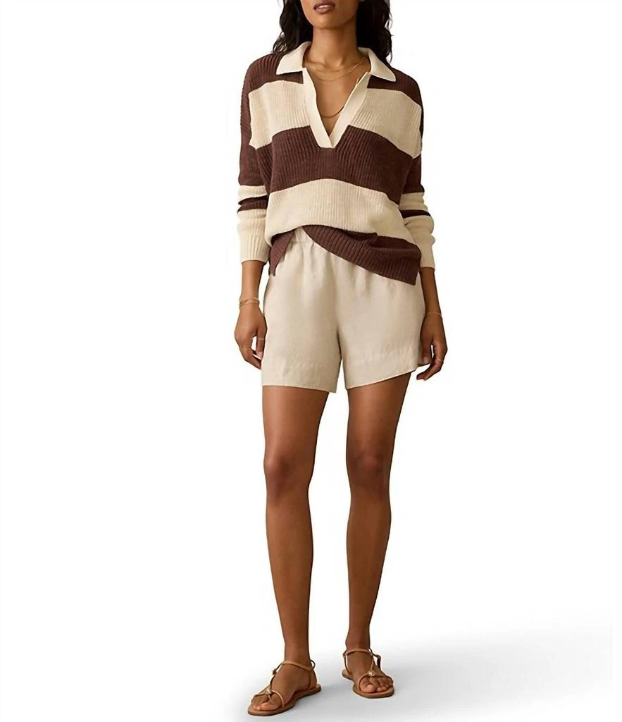 Faherty Faherty - Miramar Linen Polo Sweater 4