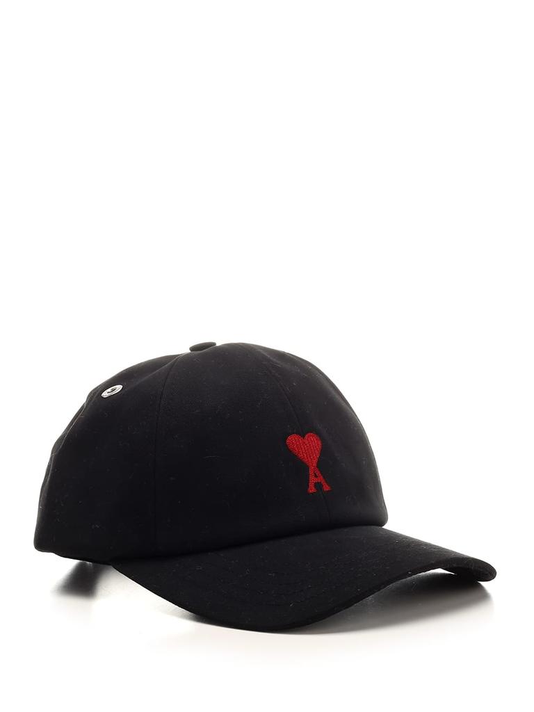 Ami Alexandre Mattiussi Black Cap With Logo