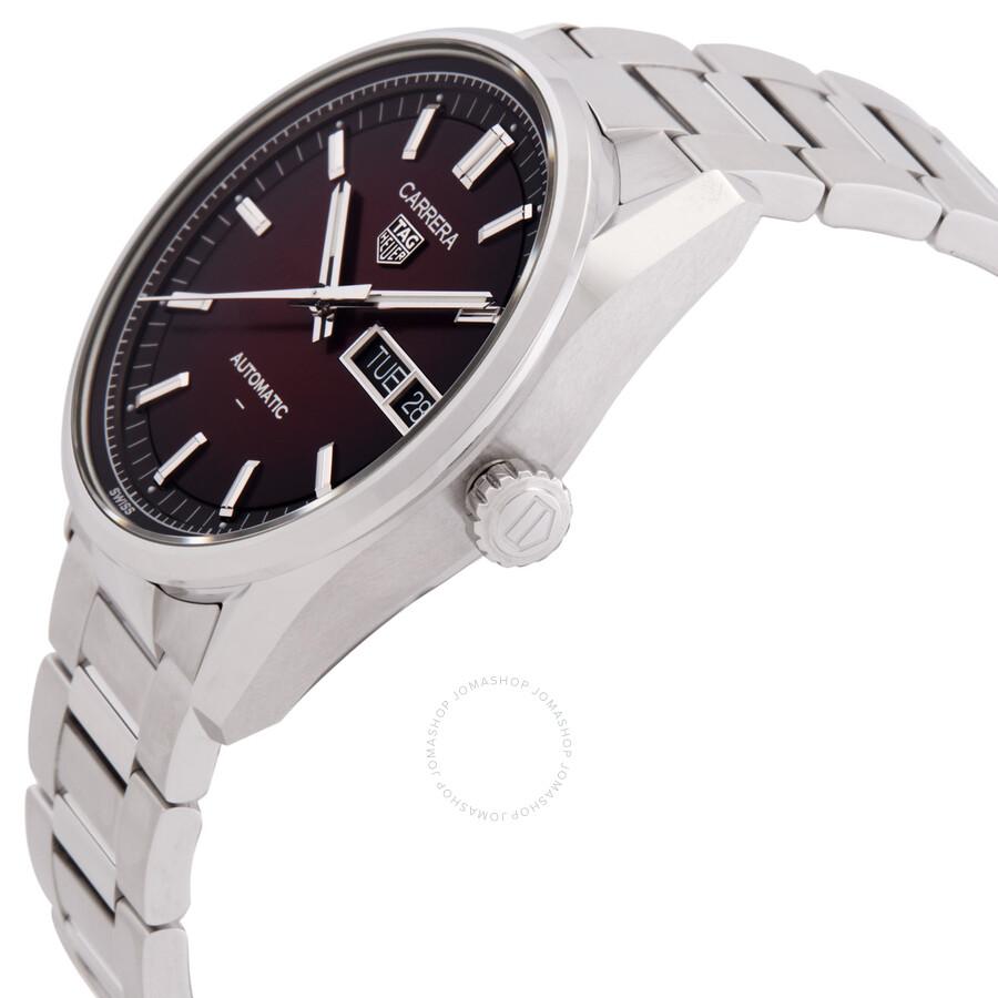 TAG Heuer Carrera Day-Date Automatic Red Dial Watch WDA2113.BA0043