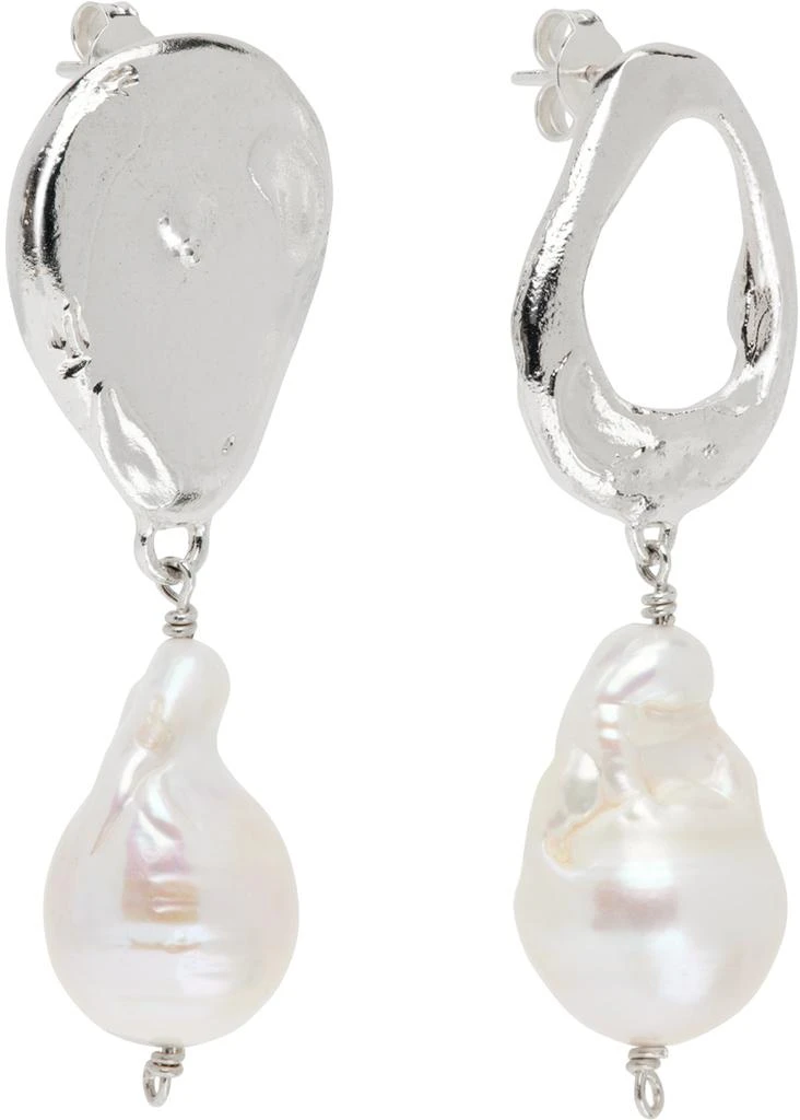 Alighieri Silver & White 'The Infernal Storm' Earrings 2