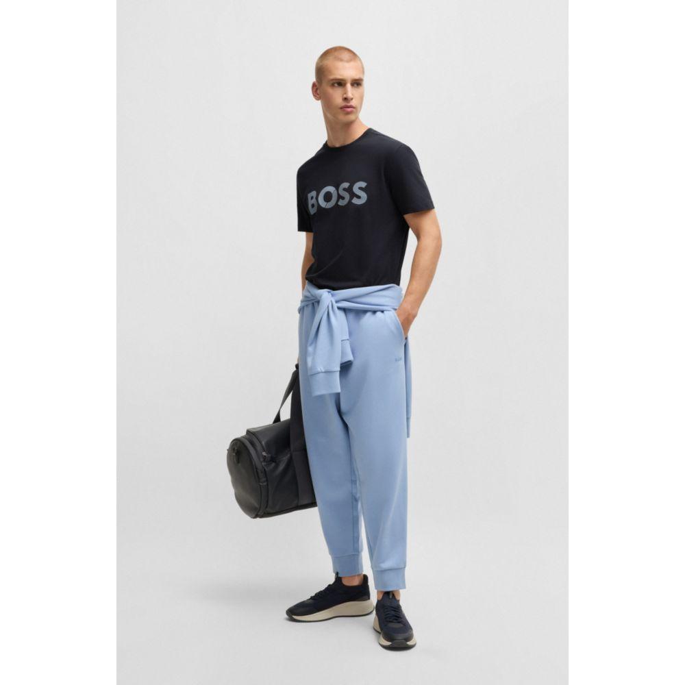 Hugo Boss Cotton-jersey T-shirt with large logo