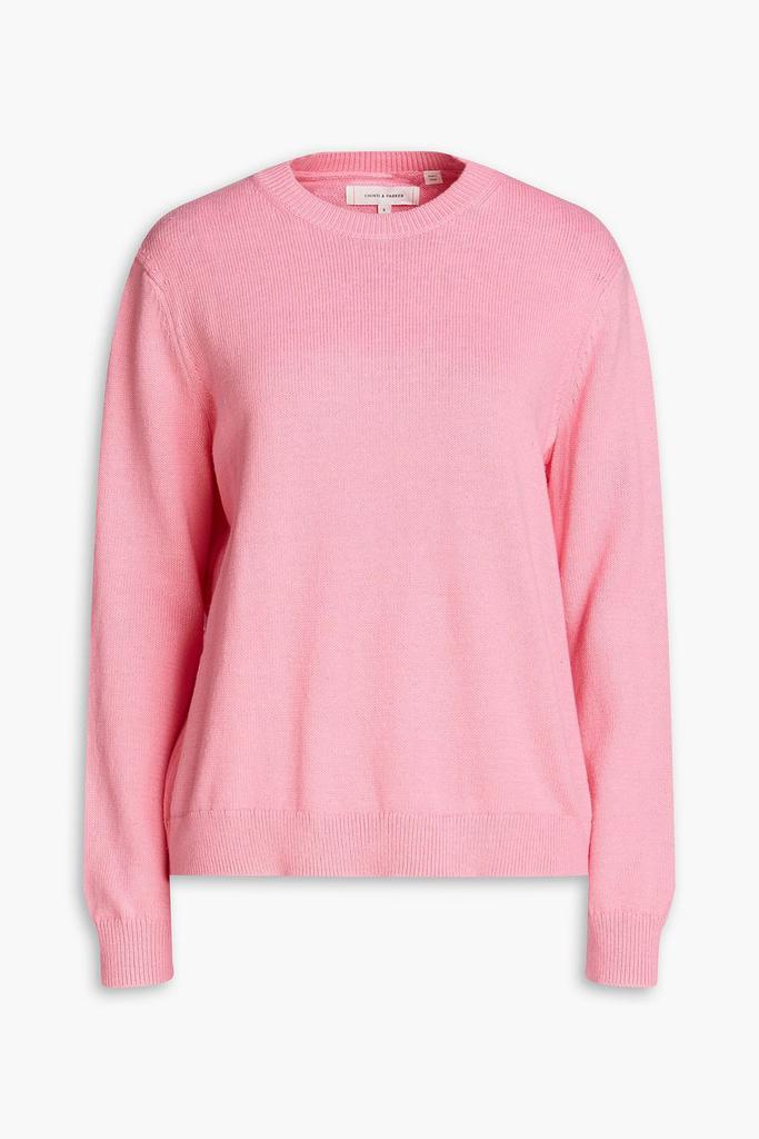 Chinti & Parker Leonora wrap-effect cotton sweater