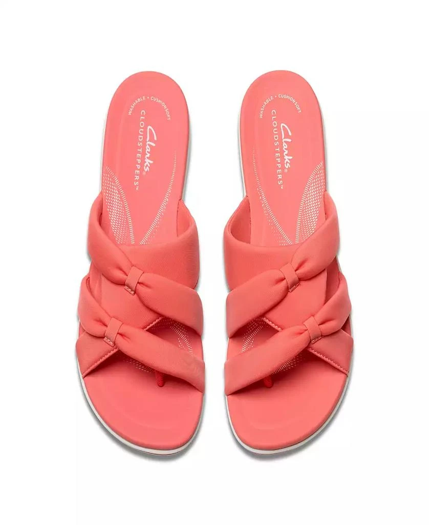 Clarks Cloudsteppers Breeze Rae Cam Slip-On Flat Sandals 6