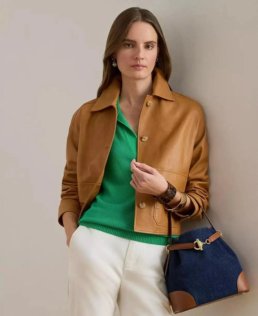 Ralph Lauren Small Denim Blaike Bucket Bag 2