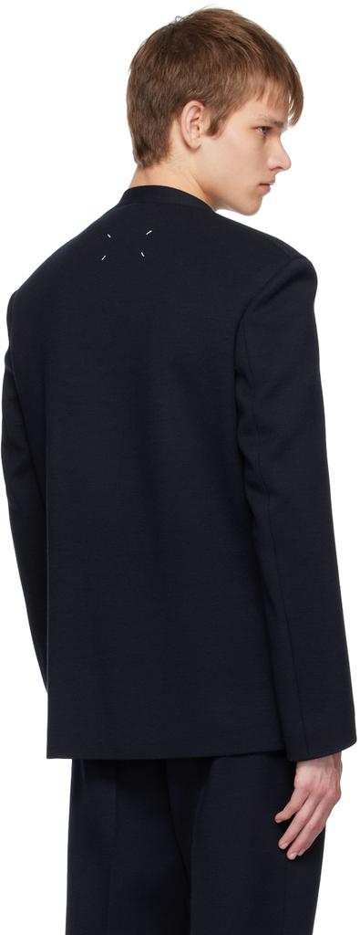 Navy Y-Neck Blazer – On Sale Now with Up to 65% Off