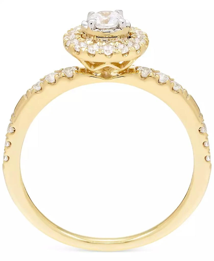 Macy's Diamond Halo Ring (1/2 ct. t.w.) in 14k Gold 3