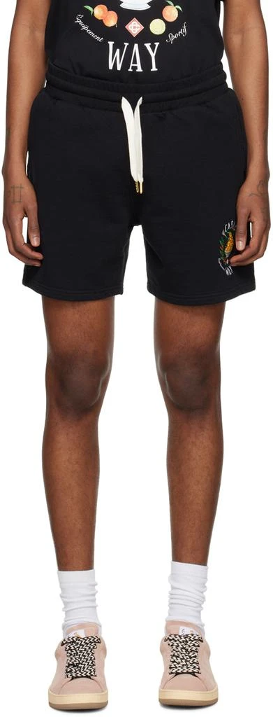 Casablanca Black 'Casa Way' Shorts 1