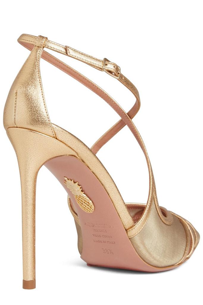 Aquazzura Aquazzura Cut-Out Detailed Pointed Toe Pumps