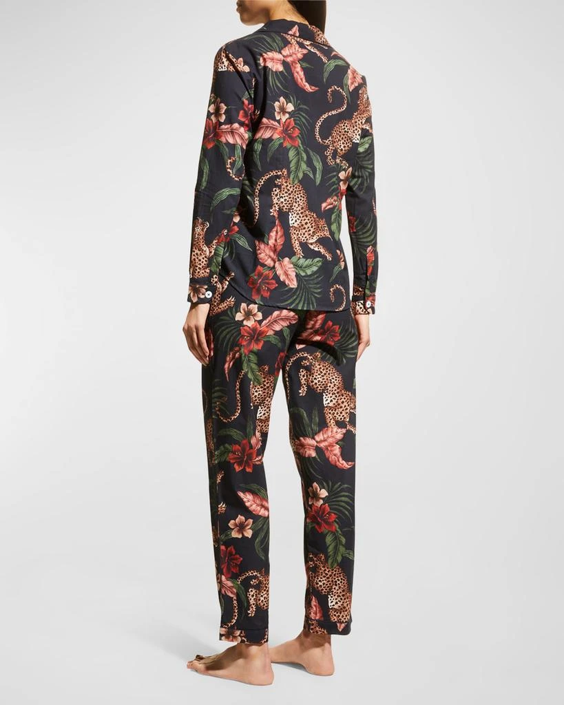 Desmond & Dempsey Soleia Cotton Long Pajama Set 4