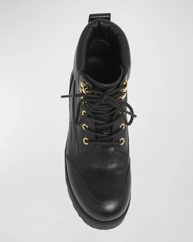 Givenchy Trekker Leather Lace-Up Hiker Boots 4