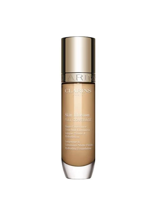 Clarins Skin Illusion Full Coverage - High Coverage Matte Radiant Long-Lasting  Hydrating Foundation 1